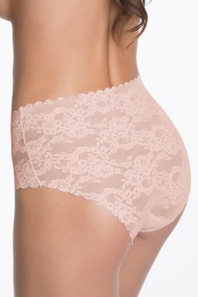 Lace seamless panties slips Julimex Bellie Maxi Nude M