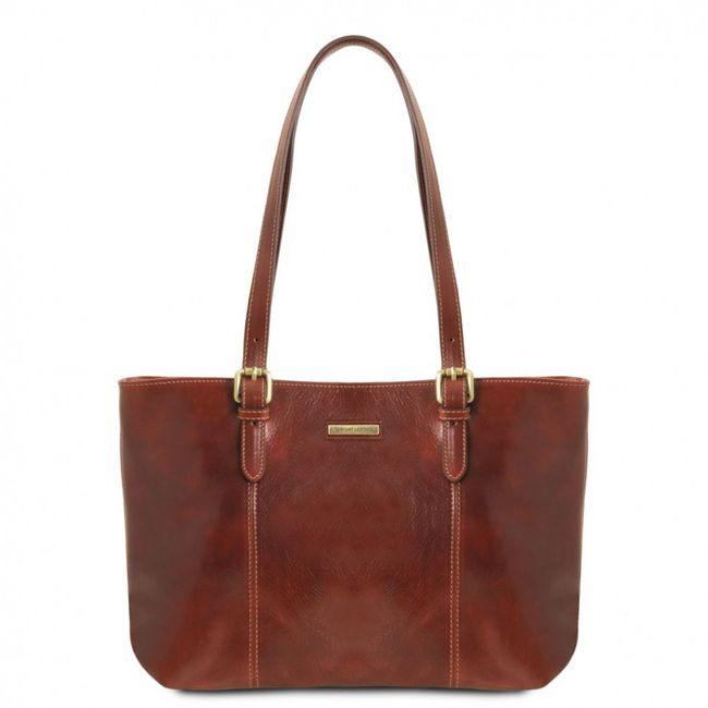 Жіноча сумка шоппер Annalisa шкіряна від Tuscany Leather TL141710 1710_1_1 фото