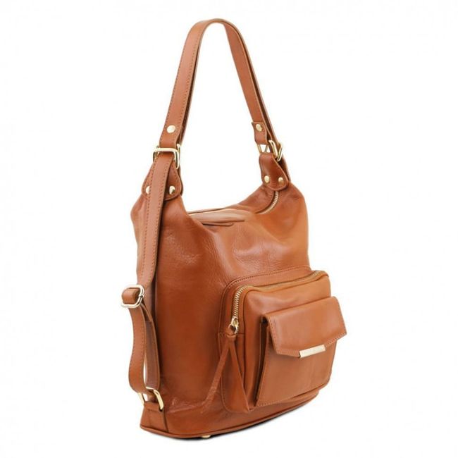 Женская кожаная сумка-рюкзак 2 в 1 Tuscany TL141535 1535_1_2 фото