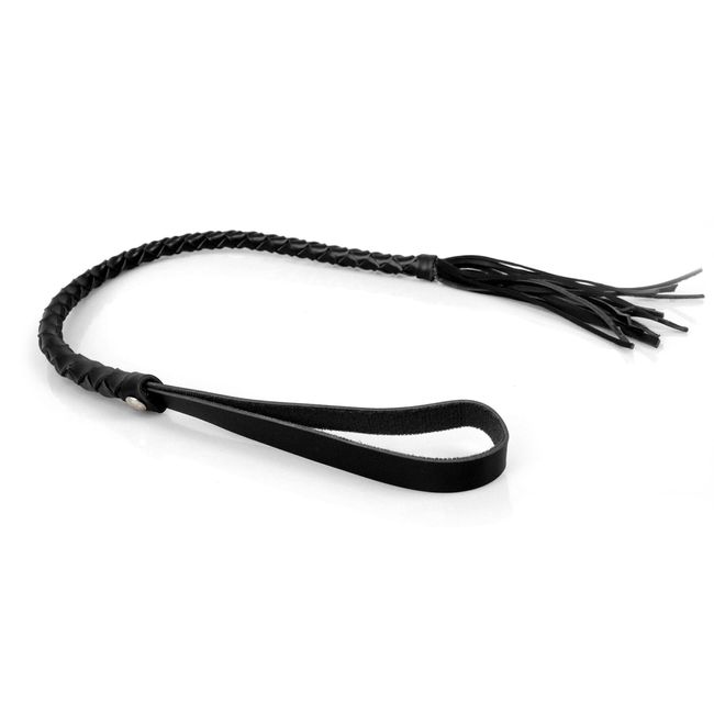 Faux Leather Whip Art of Sex BDSM Mistress, Black, ONE SIZE, ONE SIZE