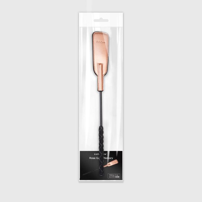 Шлепалка Liebe Seele Rose Gold Memory Riding Crop Розово-золотистая One Size SO9500 фото