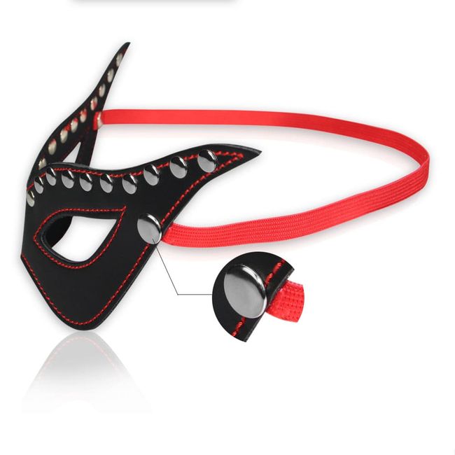 Маска LoveToy Bondage Fetish Crafted Masquerade Mask Чорна One Size 6452LVTOY681 фото