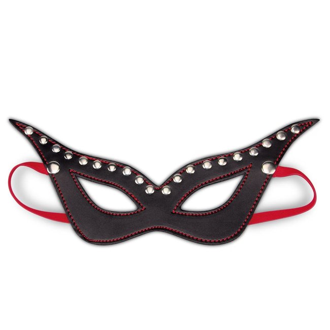 Маска LoveToy Bondage Fetish Crafted Masquerade Mask Чорна One Size 6452LVTOY681 фото