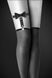 Сексуальная подвязка-гартер с бантиком из экокожи на ногу Bijoux Pour Toi - WITH BOW SO2220 фото 1
