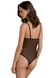 Transparent bodysuit Passion KERRIA BODY ECO with balcony top, Black, 2XL, 3XL, 2XL/3XL