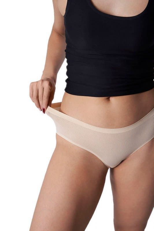 Julimex Avia Ribbed Briefs Flesh L