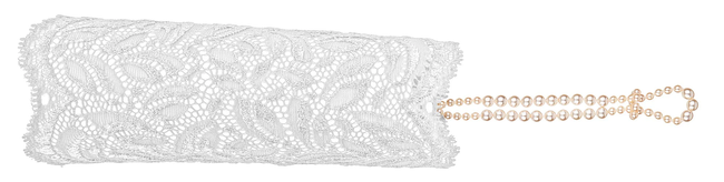 Мереживна рукавичка з перлами Bracli Sensation SSW001 фото