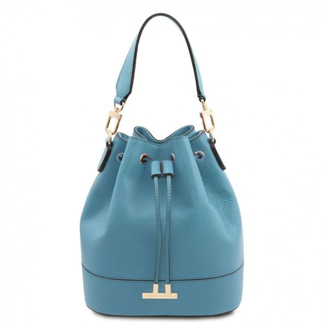 Жіноча сумка Tuscany TL142146 (bucket bag) Блакитна 2146_1_73 фото