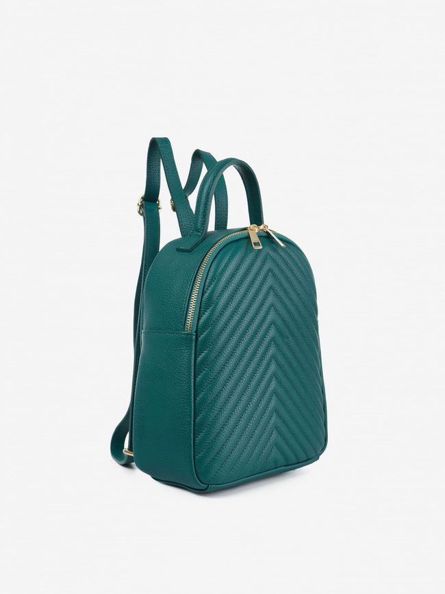 Кожаный рюкзак Virginia Conti 03354 Зеленый Vc03354iz фото