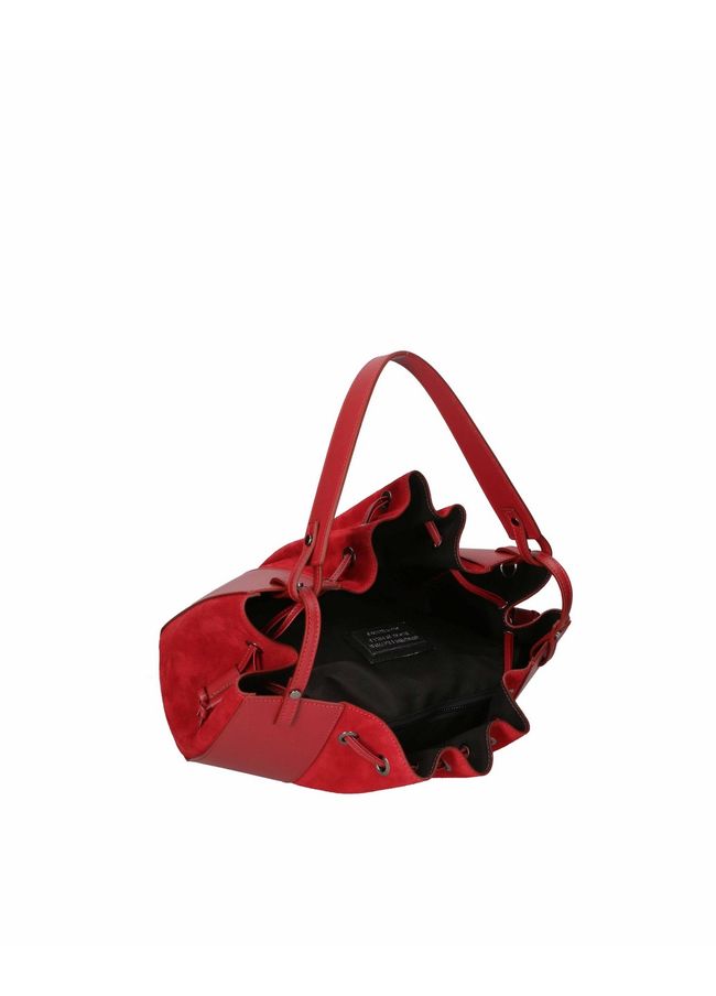 Сумка кожаная на плечо Italian Bags 3695 3695_red фото