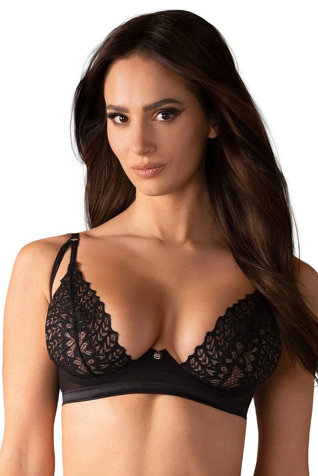 Soft cup bra Obsessive Donarella Black XS/S