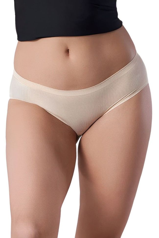 Julimex Avia Ribbed Briefs Flesh L