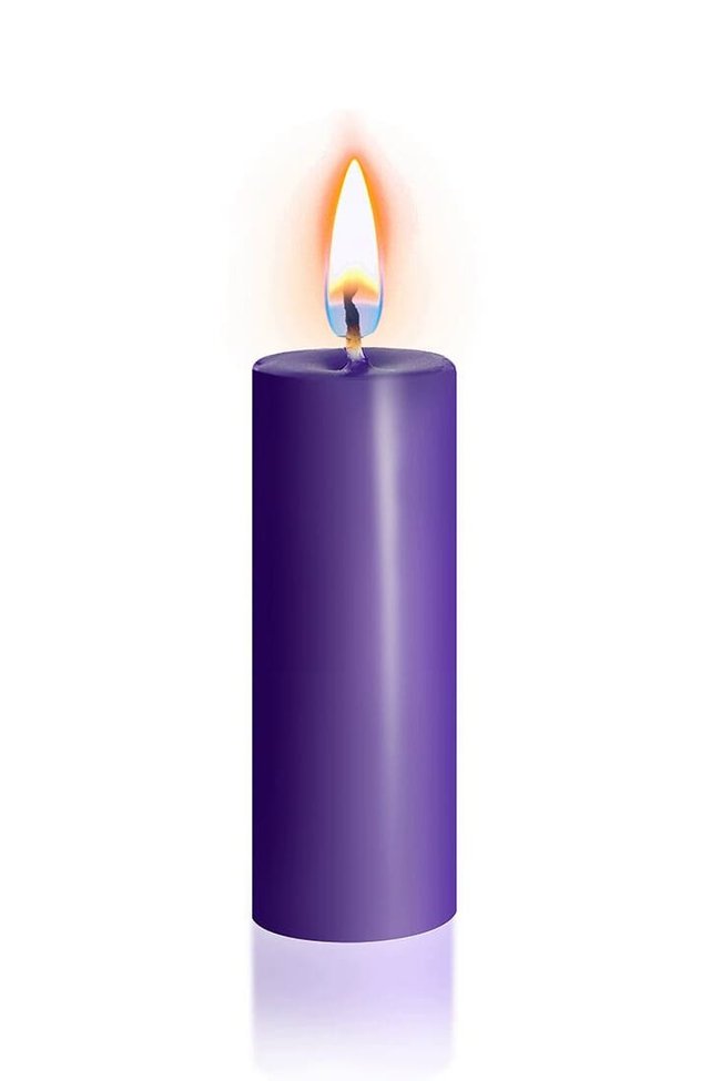 Свеча восковая Art of Sex низкотемпературная S 10 см Фиолетовая