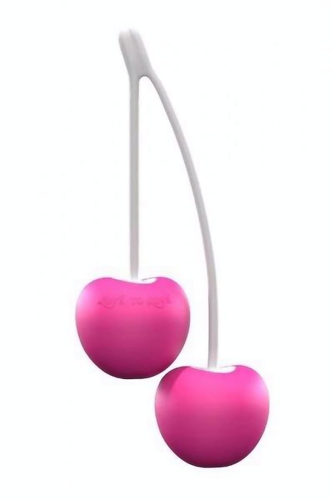 Вагинальные шарики Love To Love CHERRY LOVE, диаметр 3,5см, вес 77гр Малиновые SO1416 фото