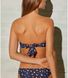 Two-piece bandeau swimsuit YSABEL MORA 82113/82121 Dark blue 75B/M