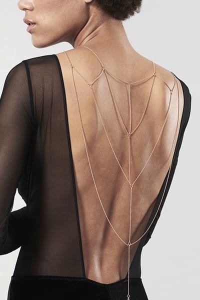 Ланцюжок для спини Bijoux Indiscrets Magnifique Back and Cleavage Chain прикраса для тіла SO2657 фото