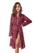 Satin peignoir with hearts Anais Morgan one robe, Red, 2XL, 3XL, 2XL/3XL