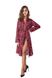 Satin peignoir with hearts Anais Morgan one robe, Red, 2XL, 3XL, 2XL/3XL