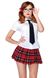 Еротичний костюм школярки Leg Avenue Private School Sweetie (сорочка, спідниця, краватка, окуляри) SO9121 фото 1