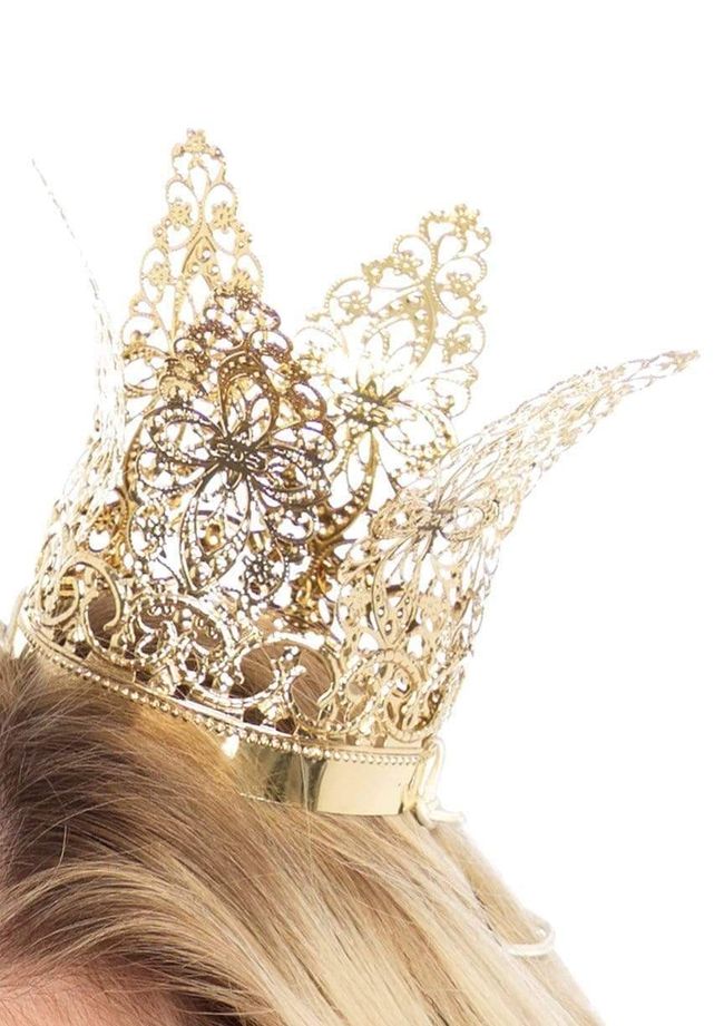 Мини-металлическая корона Leg Avenue Filigree crown SO7954 фото