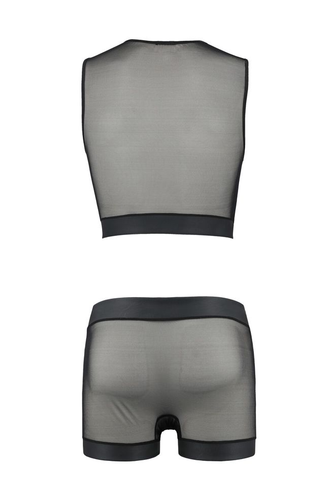 Комплект прозрачные жилет и шортики Passion 053 SET WILLIAM SO7629 фото
