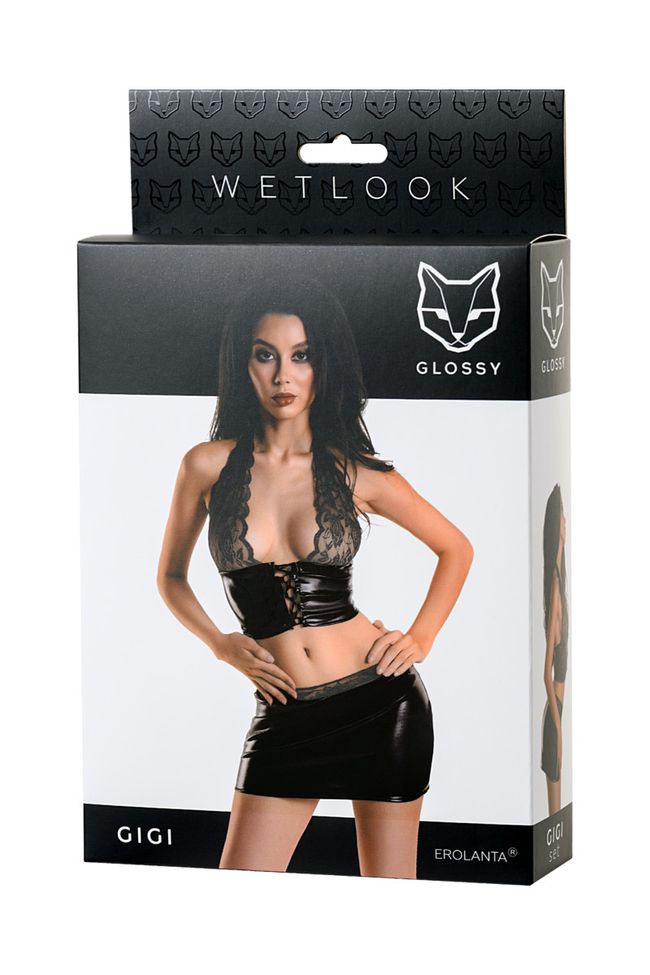 Комплект Wetlook Toyfa Glossy Gigi Черный M 561100955028-M фото