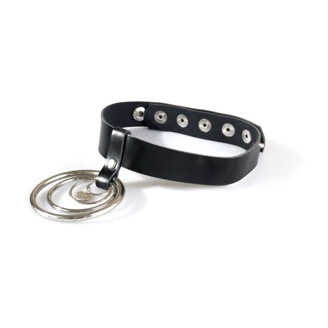 Leather choker Art of Sex Triada Black One Size