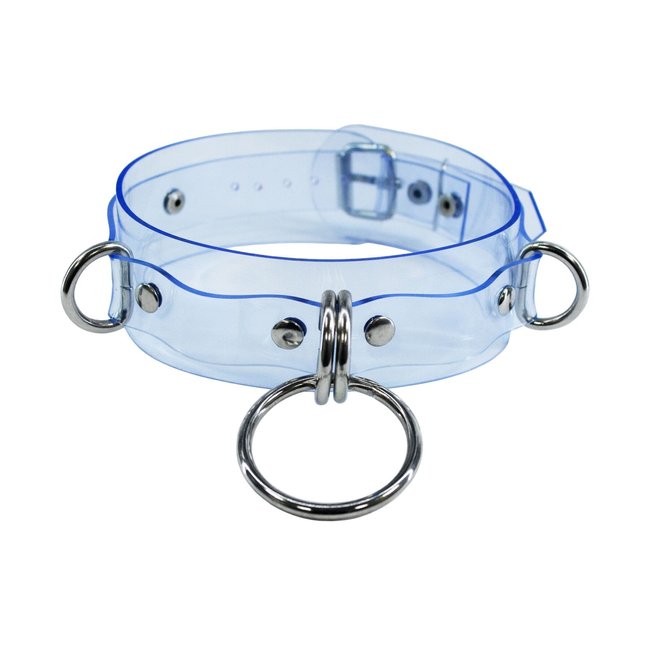 Feral Feelings D-Rings Collar Transparent One Size