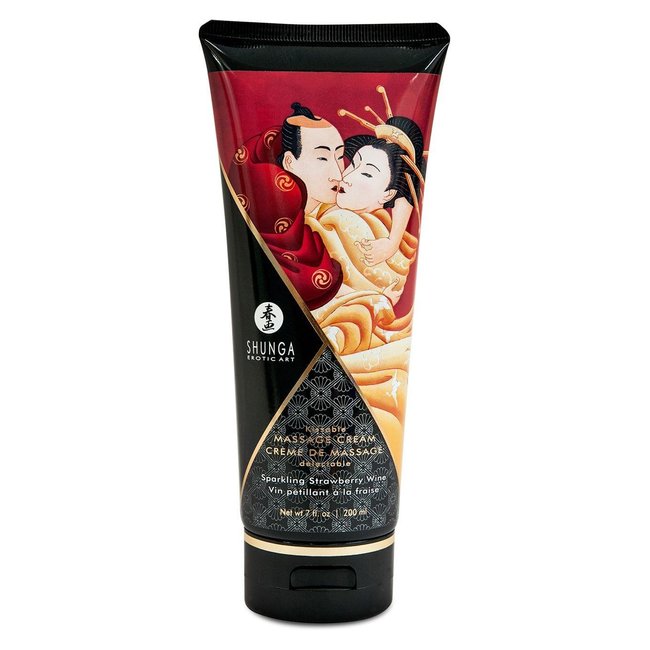 Съедобный массажный крем Shunga Kissable Massage Cream (200 мл) SO2506 фото