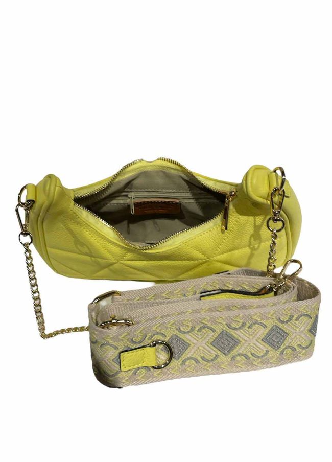 Клатч кожаный с цепочкой Italian Bags 11816 11816_yellow фото