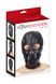 Капюшон з кляпом для БДСМ Fetish Tentation BDSM hood in leatherette with removable gag Чорний One Size