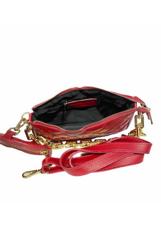 Сумка кожана на плечо Italian Bags 11718 11718_red фото