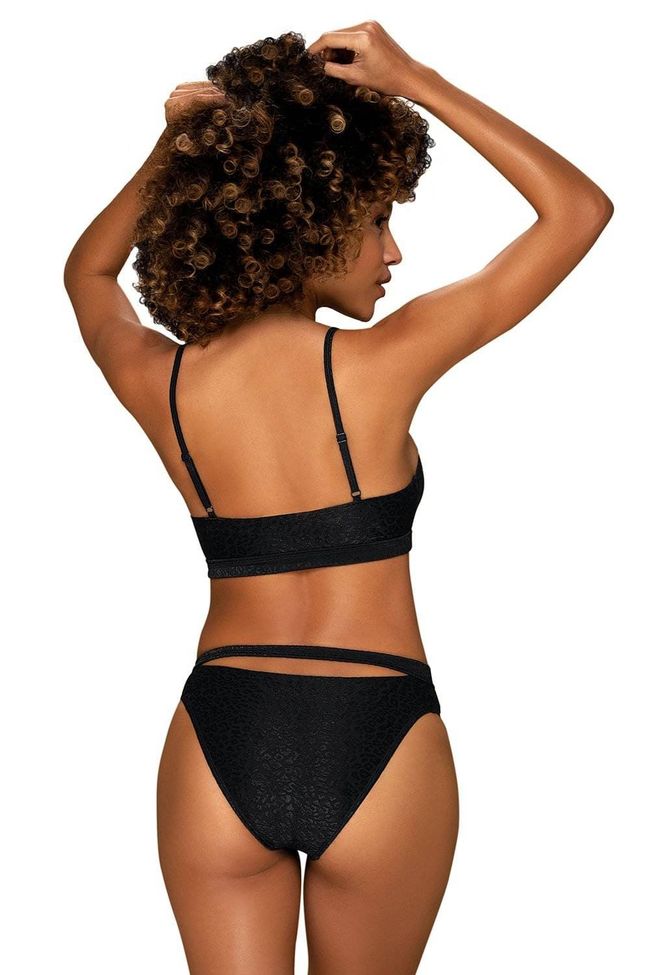 Two-piece swimsuit Obsessive Miamelle Black L