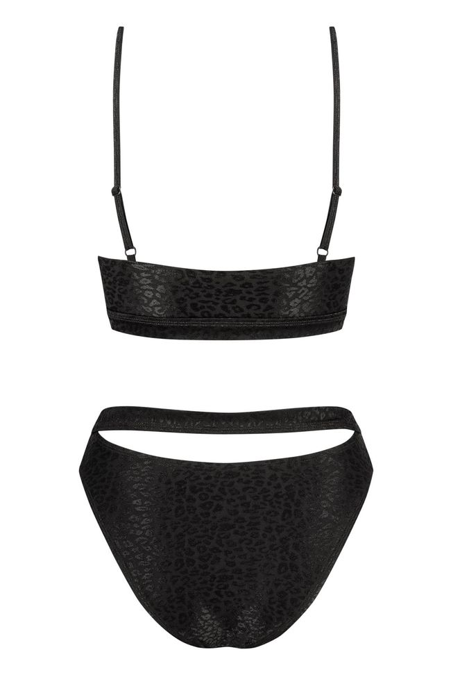 Two-piece swimsuit Obsessive Miamelle Black L
