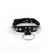 Men's Leather Choker with Spikes Art of Sex Stiles Leather and Spikes Black One Size