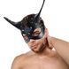 Leather Mask Art of Sex Lucifer, Black, ONE SIZE, ONE SIZE