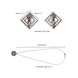 Зажимы для сосков с тяжелой подвеской LOCKINK Adjustable Nipple Clamps with Heavy Pendant Серый One Size SX0847 фото 9