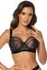 Soft cup bra Kinga Shimmer SC-1073, Black, 90F