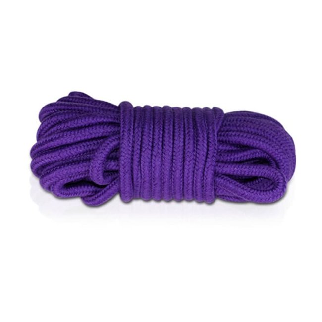 Мотузка LoveToy Fetish Bondage Rope 10 м Фіолетова 6452LVTOY266 фото