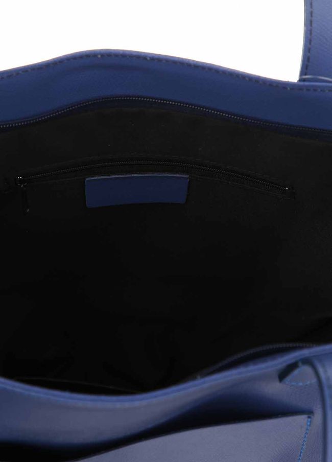 Большая кожаная сумка Italian Bags 13341 13341_blue фото