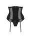 Ефектний корсет із відкритою чашкою Obsessive Chic Amoria corset 100365 фото 5