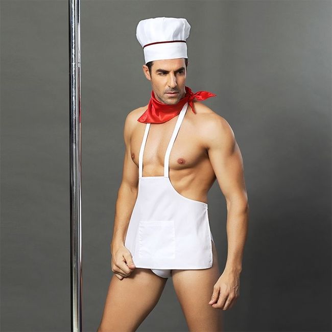 Мужской эротический костюм повара JSY Умелый Джек SO2266 фото