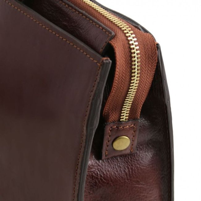 PALERMO - Жіночий портфель на 3 відділення зі шкіри Tuscany Leather TL141343 1343_1_2 фото