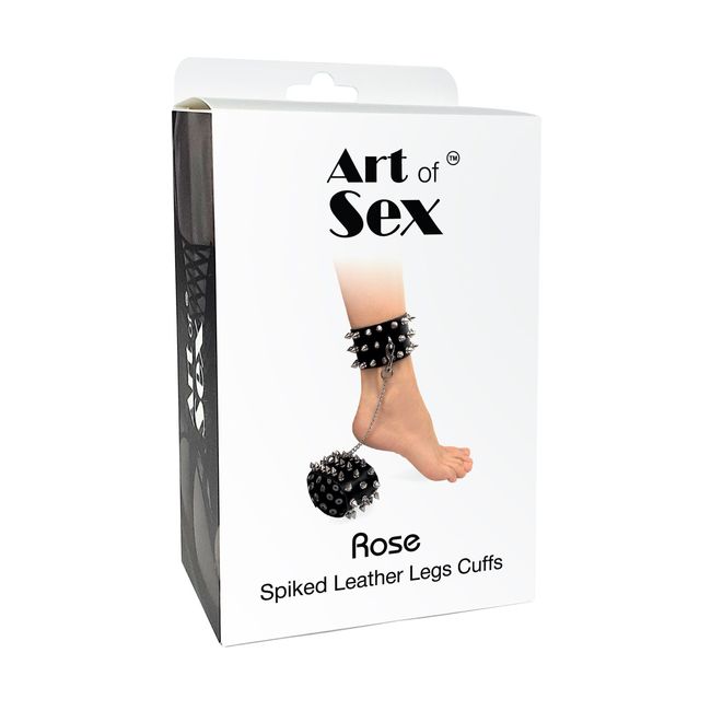 Поніжки із шипами з натуральної шкіри Art of Sex Rose SO7367 фото