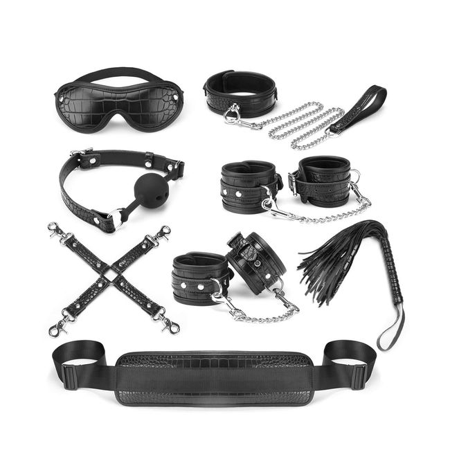 Liebe Seele Temptation Bondage Kit 8 Pieces Black