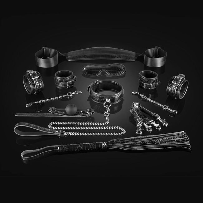 Liebe Seele Temptation Bondage Kit 8 Pieces Black