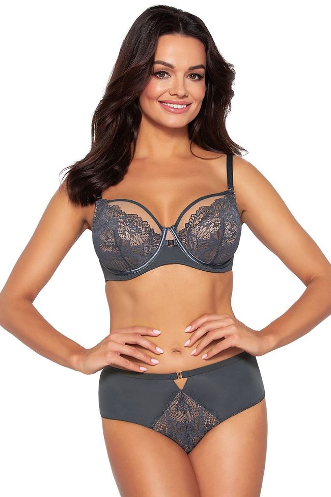 Ava Yucca AV 1938 Soft Cup Bra Graphite 70D