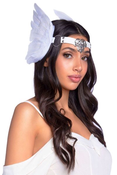 Пов'язка на голову з пір'ям Leg Avenue Feather headband SO8013 фото