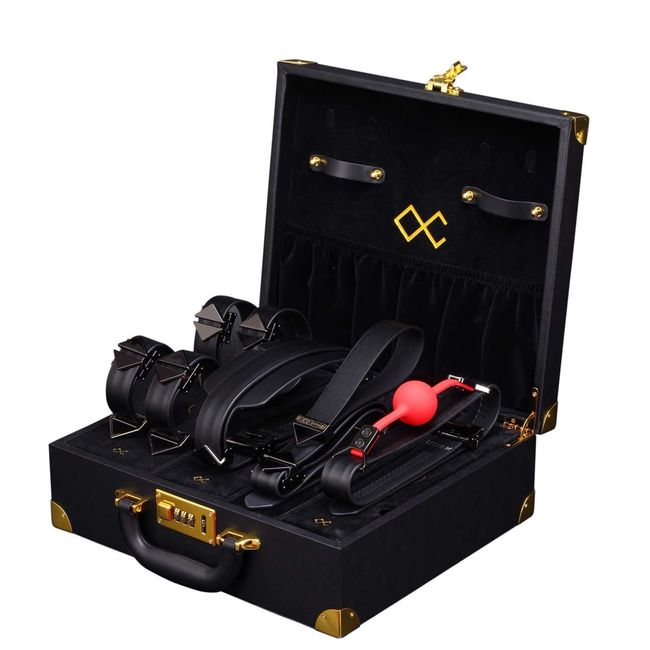 БДСМ-набір LOCKINK Moonlight Treasure Chest Set Чорний SX0859 фото