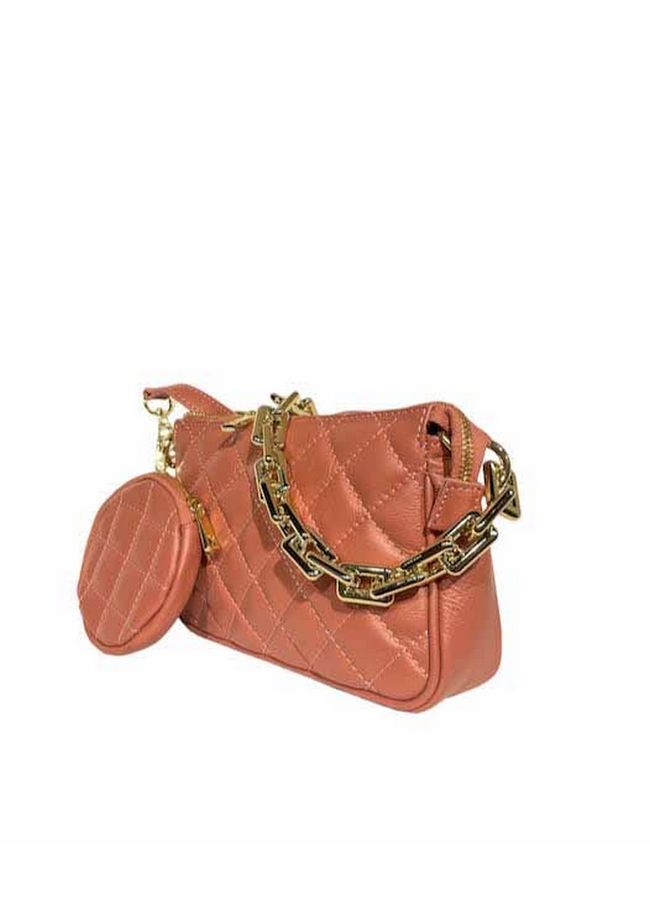 Сумка кожана на плечо Italian Bags 11718 11718_roze фото